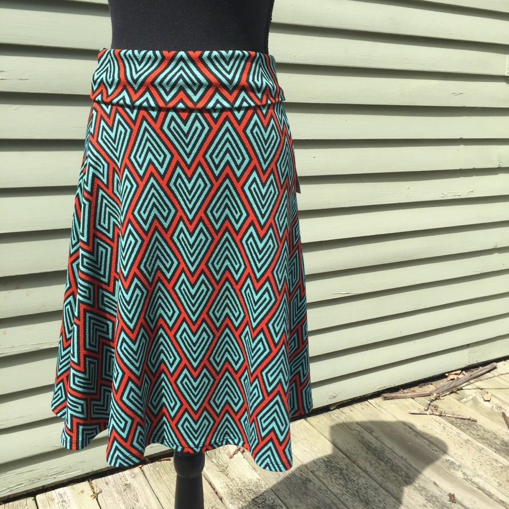LuLaRoe Azure Skirt XS